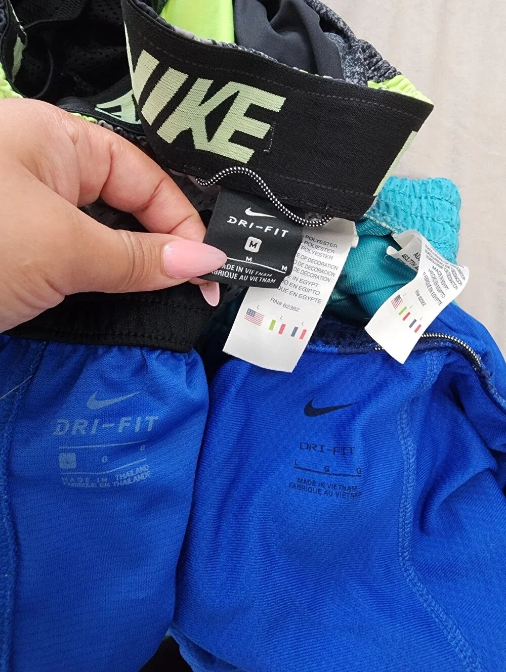 Nike Champion Bundle Of 5 Boys Shorts Sizes Medium And Large